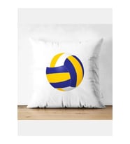 Voleybol Toplu Kırlent Kılıfı - Voleybol Yastık Kılıfı