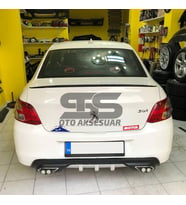  Peugeot 301 Bagaj Üstü Spoiler Piano Black