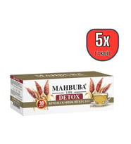 Mahbuba Kinoalı Karışık Detox Diyet Glutensiz Form Bitki Çayı 1 Aylık - ( 30 Kullanım ) Net 60gr x 5