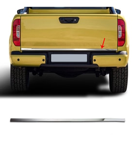 Nissan Navara Krom Bagaj Alt Çıta 2016 ve Sonrası Paslanmaz Çelik