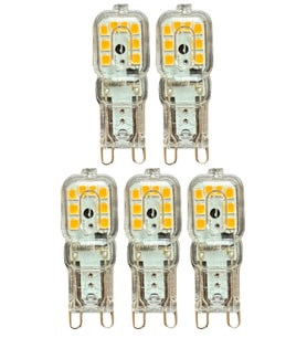 (5 Adet) Osaka 3W Sarı Işık (3000K) Dim Edilebilir G9 Duylu Led Kapsül Ampul