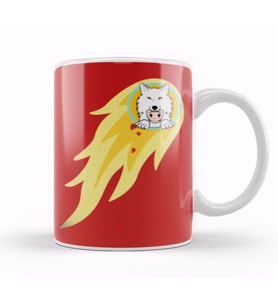 Baby Saitama Coin To The Moon Kupa Bardak Porselen