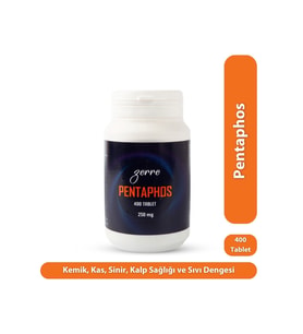 Zerre Doku Tuzu Schüssler Mineral Pentaphos 400 Tablet (Krem)