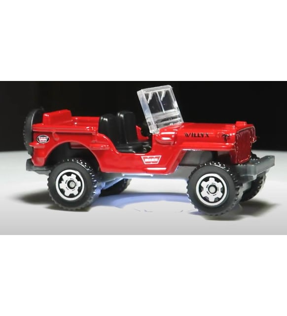 Matchbox 1948 Willys Jeep Toy Car - With Flashing Light Feature - View #8