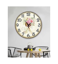 bilge Tasarım RETRO Duvar Saati 35 x 35 CM (Karışık)