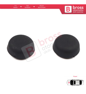 VW Audi Skoda Seat için 2 Adet Ön Cam Silecek Kolu Vida Kapağı 5N0955205