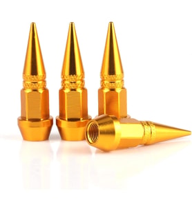 Alüminyum Sivri Sibop Kapağı Gold 4'lü 45MM