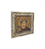 I. Justinianus (Büyük Jüstinyen) Baskılı Taş Tablo 25X25