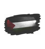 Filistin Bayrağı Sticker 2 Adet 17CM