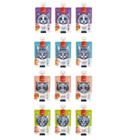 4 Çeşit Karma Kedi Et Ezmesi 90 Gr. X 12 Adet