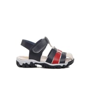 Ayakmod 24-417-B Lacivert-Beyaz-Kırmızı Ortopedik Çocuk Sandalet
