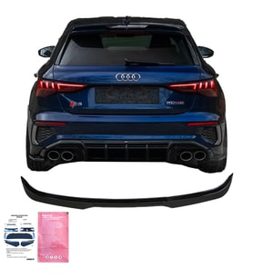 AUDI S3/RS3/A3 S-Line 8Y ( Sportback ) 2020-2024 Spoiler (Siyah)