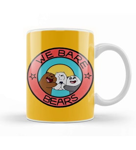 We Bare Bears 03 Kupa Bardak Porselen
