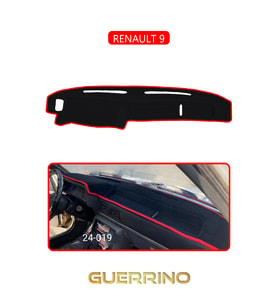 RENAULT 9 TORPİDO KORUMA HALISI KIRMIZI KENAR