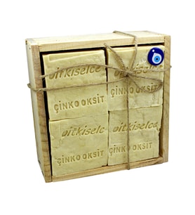 Bitkiselce El Yapımı Çinko Oksit Sabun 1 Kg. (8 Kalıp)