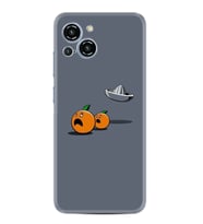Reeder S23 Max Pro Kılıf Resimli Desenli Baskılı Silikon Orange Escape 1374
