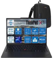 Lenovo Thinkpad X1 5g Lte Carbon G13 Aura Edition Intel Core Ultra 7 258V 32GB Ddr5 512GB SSD Intel Arc 140V 14" 2.8k (2880X1800) OLED 500NITS 120hz W11P Premium Bilgisayar 21NS004MTXP09 + Zettaçanta