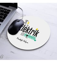 Kişiye Özel Elektrik Mühendisleri İçin Yuvarlak Mousepad