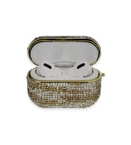 Apple Airpods Pro 2 (2.nesil) Klor Taşlı Kılıf - Desen 6