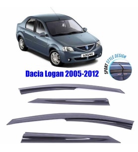 Dacia Logan Mugen Cam Rüzgarlığı 2005-2012 arası 4'lü Sunplex (Beyaz)