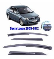 Dacia Logan Mugen Cam Rüzgarlığı 2005-2012 arası 4'lü Sunplex (Beyaz)