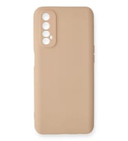 Durukar® Realme 7 Kılıf Nano içi Kadife Silikon - Pudra