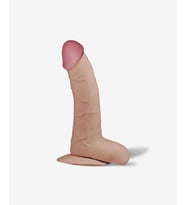 Fastieshop Ultra Yumuşak Realistik Dildo - 20 cm (Ten)