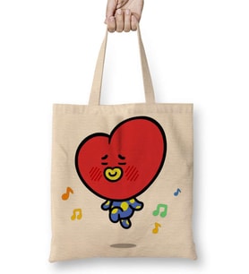 BT21 Tata Bts Bez Çanta Uzun Saplı
