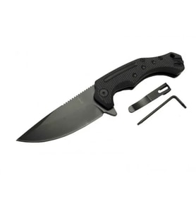 Zero Error 7-12 Black Çakı 22 Cm Manuel, Kemerlikli