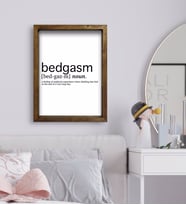 BK Gift Yatak Odası Konseptli Doğal Masif Ahşap Çerçeveli Tablo-31