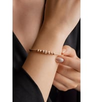 Rose Gold Dorica Toplu Zarif Bilezik (Karışık)