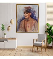 ÇERÇEVELİ ATATÜRK TABLO S675