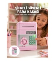 Mey İthalat® Şifreli Elektronik Para Biriktirme Kumbarası Büyük Kapasiteli