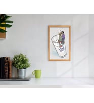 BK Home Rakı Tasarımlı Dekoratif Retro Ahşap Tablo-3