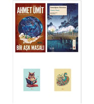 Ahmet Ümit Bir Aşk Masalı - İnsanlığımı Yitirirken - Osamu Dazai (2 NOT DEFTERLİ) (Renksiz)