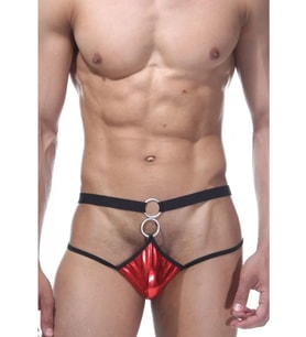 Mulvxbrf Brf02  Kırmızı Önü Halkalı  Erkek String-Tanga (Mulvix)