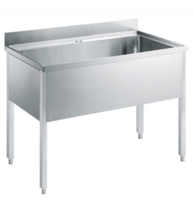 Electrolux Professional Yıkama Tezgahı, 1 Evyeli (1280x510x340mm), 1400mm VLP1401SPN