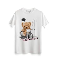 Time Heals Tedy Bear Beyaz Tshirt