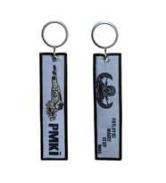 PMKİ Nano Örme Anahtarlık - Kumaş Anahtarlık - EOD Bomba İmha (Siyah)