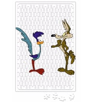 Road Runner ve Coyote Puzzle 240 Parça Yapboz