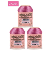 3 Adet Altınbaşak Oya ve Dantel İpi 20 gr - Royaleks - No: 020