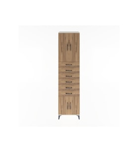 Hyperion Dolap 3 Raflı 6 Çekmeceli 4 Kapaklı 60x44x243 Aytaşı-Çam