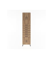 Hyperion Dolap 3 Raflı 6 Çekmeceli 4 Kapaklı 60x44x243 Aytaşı-Çam