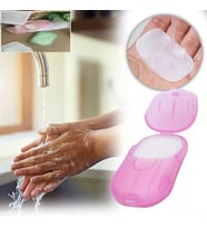 Brokoli Home Kağıt Sabun 4 Lü Pembe 80 Yıkama Sabun Elde Eriyen Sabun  Dezenfektan El Sabunu