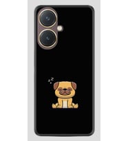 Vivo Y27 Kılıf Desenli Silikon Platinium Series Uyuyan Köpek 1875