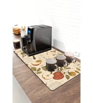Valerine Life Barista Kahve Barı Matı 40x90cm Espresso Makinesi Çaycı Altlığı Elmalı Mola