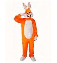 Bugs Bunny Tavşan Kostümü Yetişkin (Turuncu)
