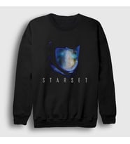 Presmono Unisex Siyah Transmissions Müzik Starset Sweatshirt 493731tt