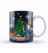 Cornholio Around The Christmas Tree Kupa Bardak Porselen