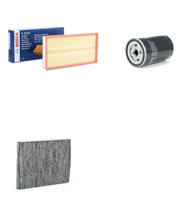 Bosch Filtre Bakım Seti Volkswagen Bora 1.8 Benzin 1998-2005 Hava + Yağ F. + Polen Filtre Bosch